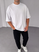 Premium White Basic Oversize T-Shirt