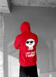 Red -cool gang- Printed Oversize Hoodie