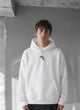 White -camel- Printed Oversize Hoodie