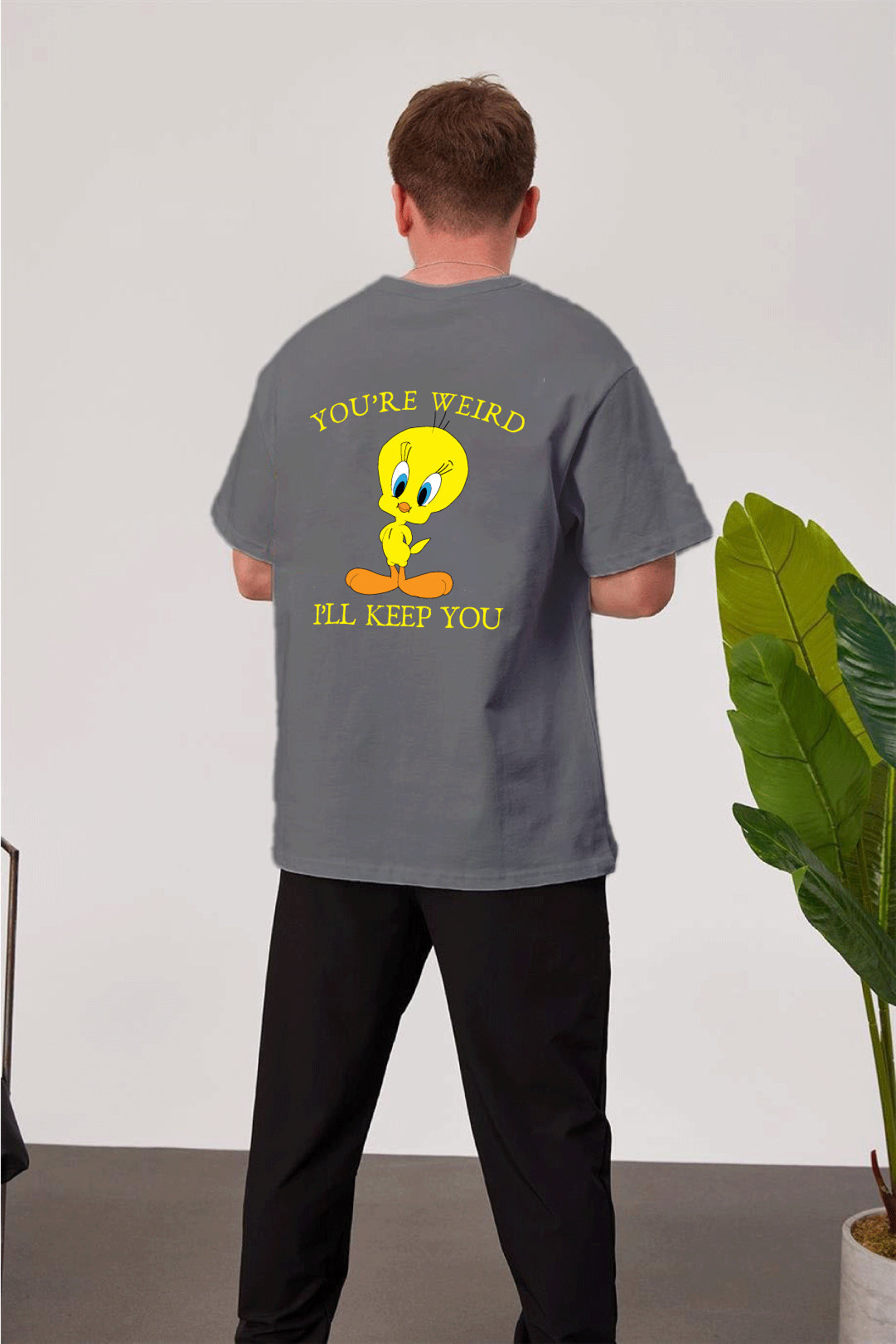 Smoked -Werido- Printed Oversize T-Shirt