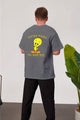 Smoked -Werido- Printed Oversize T-Shirt