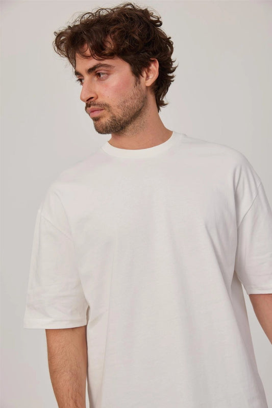 White Basic Oversize T-Shirt